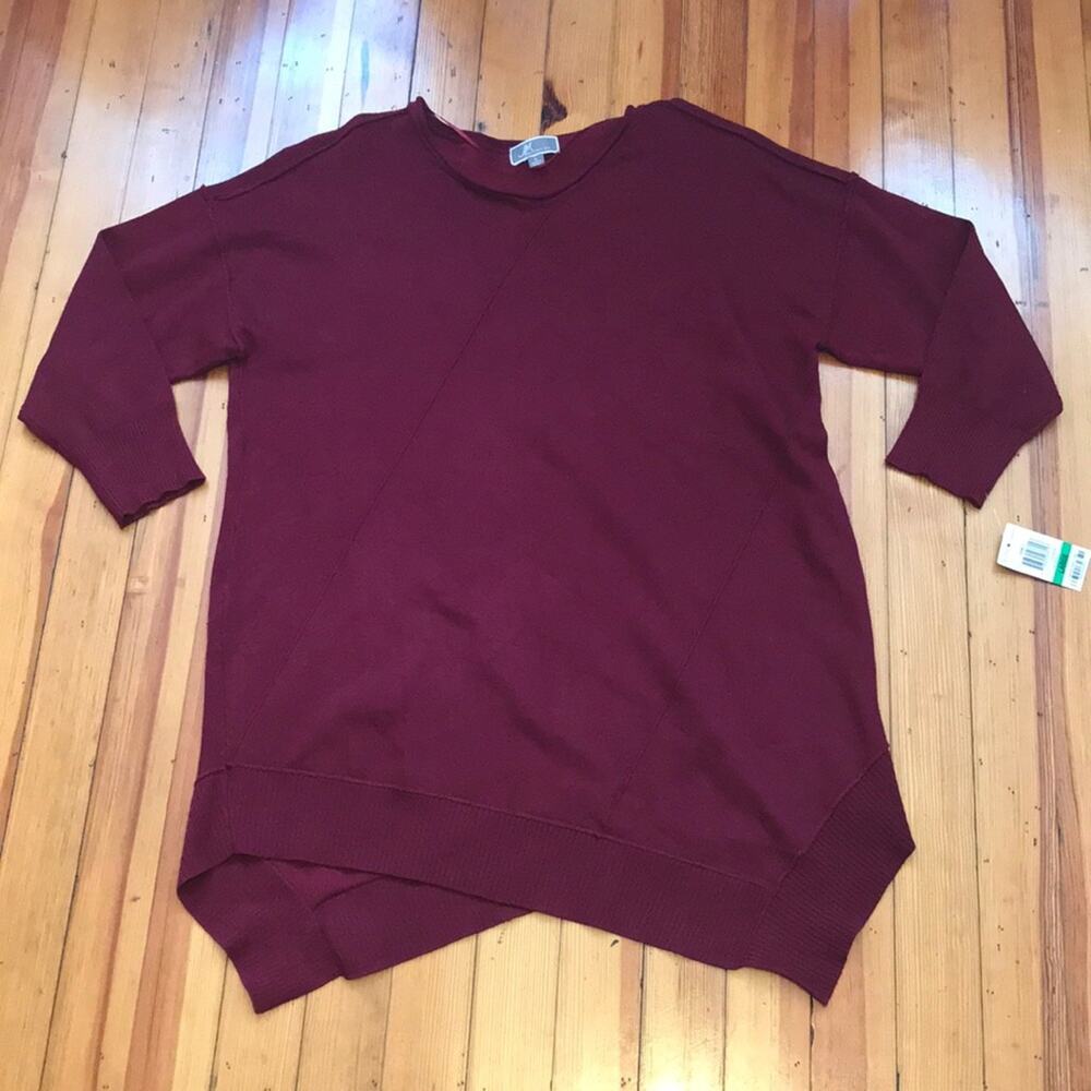 JM Collection Asymmetrical Sweater - Picture 6 of 7